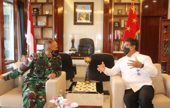 Pangdam XVII:Cenderawasih Terima Kunjungan Kerja Kepala BI Cabang Papua