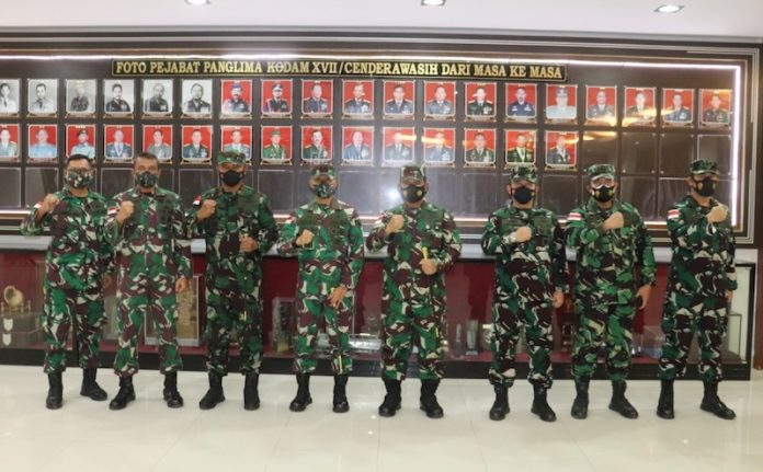 Tingkatkan Sinergitas TNI di Wilayah Papua, Kodam Cenderawasih Jalin Kerjasama Dengan Koops TNI AU III